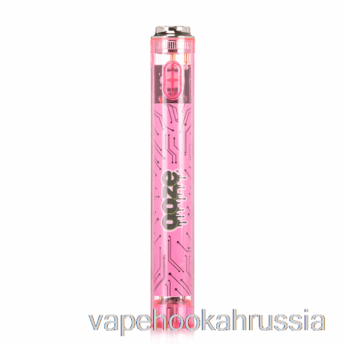 Vape Russia Ooze Slim 400 мАч прозрачный аккумулятор 510 Vape атомный розовый